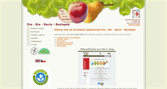 Desktop Screenshot of dia-potraviny.cz